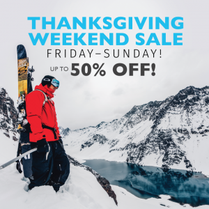 Thanksgiving Weekend Ski Sale