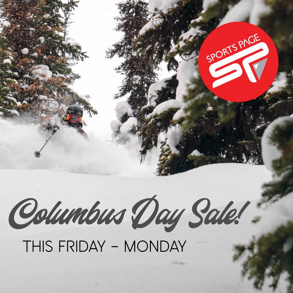 Sports Page Columbus Day Ski Sale