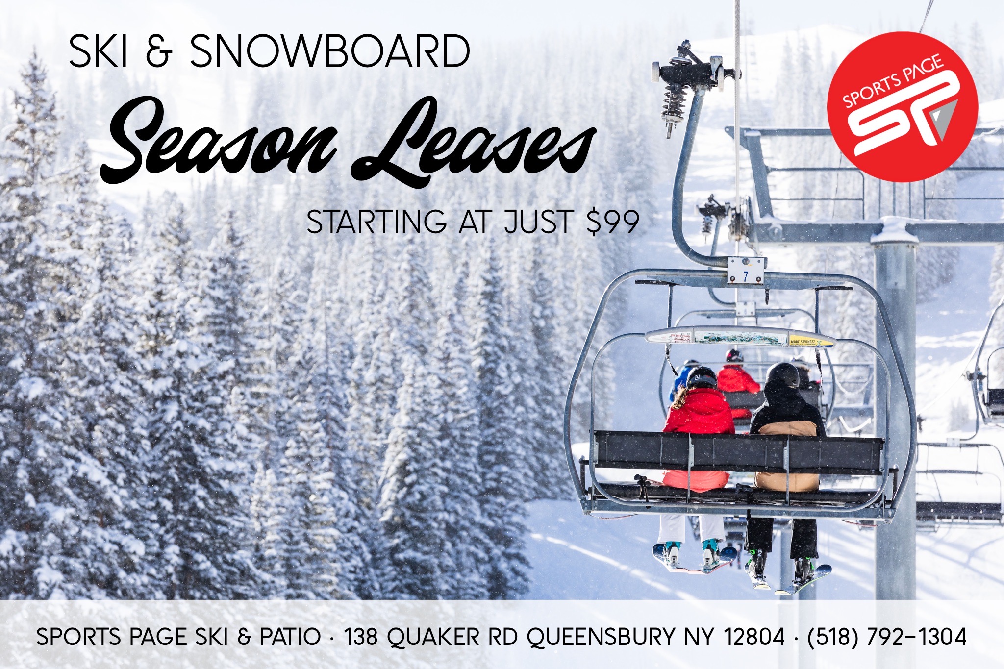 Lease Ski & Snowboard Equipment for Winter